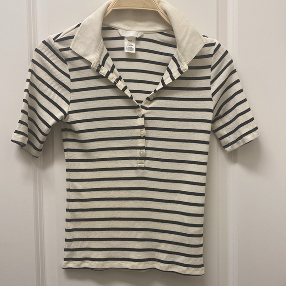 H&M Ribbed Rugby Shirt - Picture 4 of 6